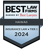 Best Law Firms ranked by Best Lawyers | Hawaii | Insurance Law . Tier 1 | 2024