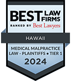 Best Law Firms ranked by Best Lawyers | Hawaii | Medical malpractice law - plaintiffs . Tier 1 | 2024