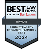 Best Law Firms ranked by Best Lawyers | Hawaii | Product Liability Litigation - Plaintiffs . Tier 1 | 2024